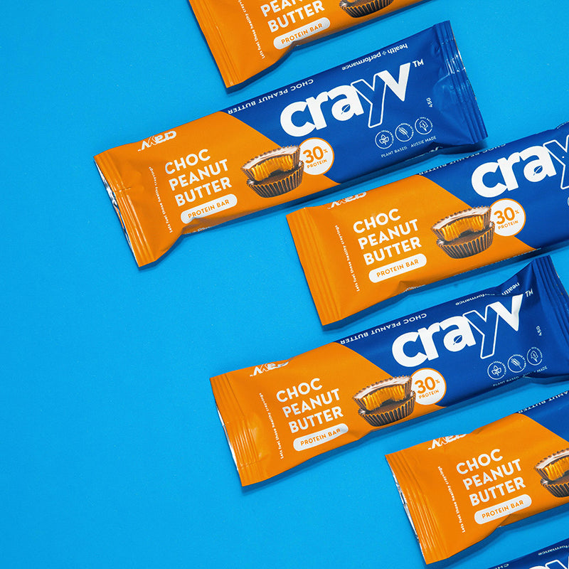 four peanut butter choc bars