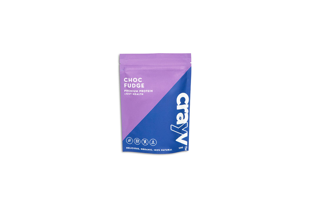 choc fudge premium protein + gut health pack