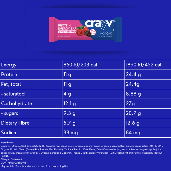 Crayv choc berry Burst